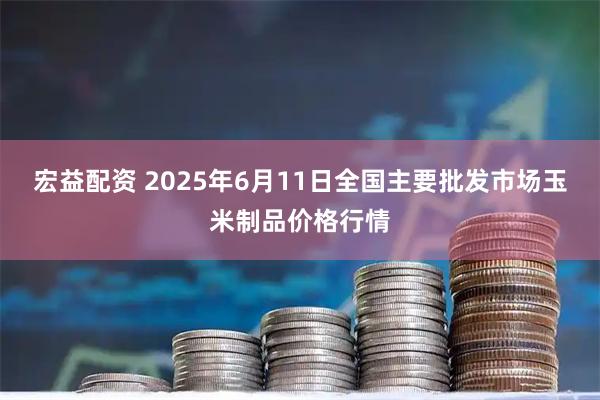 宏益配资 2025年6月11日全国主要批发市场玉米制品价格行情